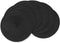 AHHFSMEI Round Braided Placemats 15 Inch Round Table Mats for Dining Tables Natural Woven Heat Resistant Place mats Set of 6 (Black)...