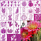 25 Pieces Cactus Stencils for Painting on Canvas Reusable Summer Cacti Stencils Tropical Succulent Drawing Template Stencil for Painting on Wood W...