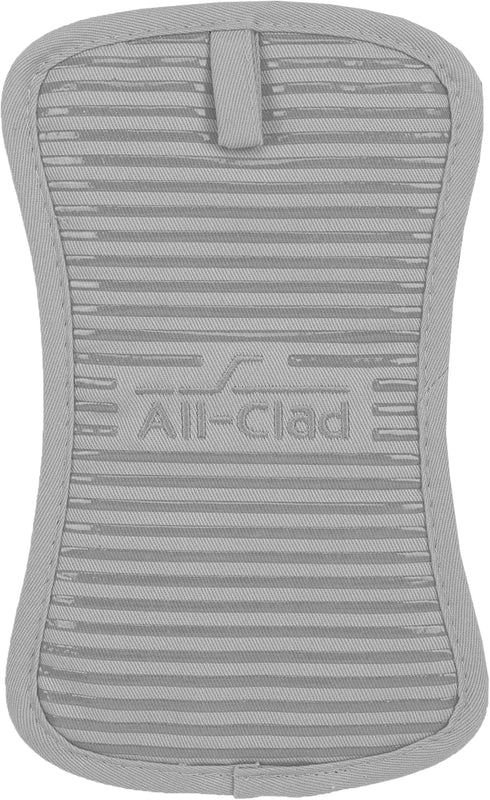 All-Clad Premium Pot Holder & Hot Pad: Heat Resistant to 500 Degrees - 100% Cotton, 10"x6.25" Hot Pad for Kitchen and Barbeque, (1-Pack), Titanium...