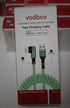 Coil iPhone Charger Cable USB A to Lightning Cord (2ft to 8ft) Mfi Certified CarPlay Right Angle (Sage Green)...