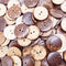 150 pcs 1 inch New Thick Coconut Shell 2 Holes Button Coconut Shell Buttons for Crafts Sewing Decorations...