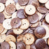 150 pcs 1 inch New Thick Coconut Shell 2 Holes Button Coconut Shell Buttons for Crafts Sewing Decorations...