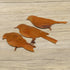 4Pcs Rusty Metal Birds Rusty Birds Decoration Simulation Metal Bird Figurine for Garden Ornaments Home Decor Silhouette Outdoor...