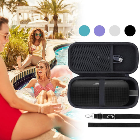 Hard Case Compatible with Bose SoundLink Flex Bluetooth Portable Speaker (Black Case)......