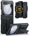 FNTCASE for Samsung Galaxy Z-Flip5 Case: Military Grade Drop Protection Shockproof Cell Phone Cover with Belt Clip Holster & Kickstand | Protectiv...