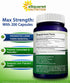 aSquared Nutrition Milk Thistle Supplement 1000mg-200 Capsules,Max Strength 4X Concentrated Extract 4:1 Milk Thistle Seed Powder Herb Pills, 1000 ...
