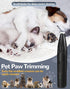 Dog Clippers for Grooming, 2 Speed Low Noise Cordless Dog Paw Trimmer, Rechargeable Small Pet Hair Trimmer for Grooming, Cat Hair Clippers Shaver ...