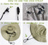 Set of 2 Cap Clips and Hat Chin Strap Windproof Clip Universal Clip Anti-lost Strap Multi-function Clip with Strap for Golfing, Fishing, Boating, ...