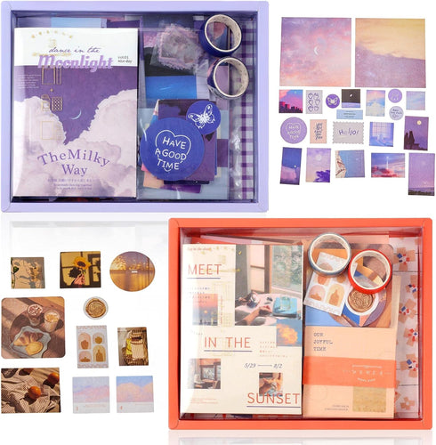 Henoyso 694 Pcs Scrapbook Kit Vintage Aesthetic Junk Journal Kit Scrapbooking Supplies Art Journaling Kit for Adults Teen Girl Kid Women Birthday ...