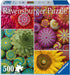 Ravensburger Color Your World Series: Mandala Blooms 500 Piece Jigsaw Puzzle for Adults - 80688 - Handcrafted Tooling, Made in Germany, Every Piec...
