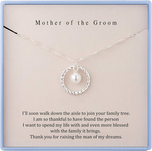 Burning Love Mother of the Groom Necklace from Bride Sterling Silver Necklace for Mother of the Groom Gifts from Bride Mothers Day Gifts for Mom B...