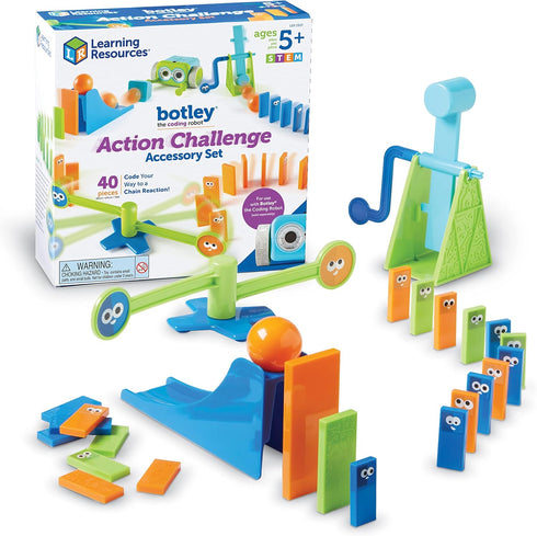 Learning Resources Botley The Coding Robot Action Challenge Accessory Set, 40 Pieces, Ages 5+, STEM Toys...