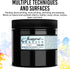 Jacquard Products Black Textile Color Fabric Paint 8-Ounces - Bundled Brush Set...
