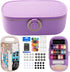 WANSHUNLMI Purple Sewing Project Kit, 140 Pcs Travel Family Sewing Supplies Repair Kit Portable Small Traveler Sewing Kit Sewing Thread Accessorie...
