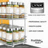 LYNK PROFESSIONAL® Pull Out Spice Rack Organizer for Inside Kitchen Cabinets - 6-1/4 inch Wide - Slide Out Drawer – Chrome Sliding Spice Cabinet O...