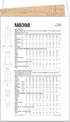 McCall's Misses' Old West Costume Sewing Pattern Packet, Design Code M8398, Sizes 8-10-12-14-16...