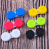 Elcoho 24 Pack Contact Lens Cases Contact Lens Holder Box Left/Right Eyes Contact Lens Container, 6 Colors...