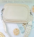 Small Crossbody Bag for Women Genuine leather Crossbody Purses with Wide Guitar Strap Shoulder Handbag Satchel...