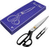 Fabric Tailor Scissors and Thread Snipper – 9 Inch Razor Sharp Stainless Steel for Sewing, Dressmaking & Knitting Needs – Durable Black Shears for...