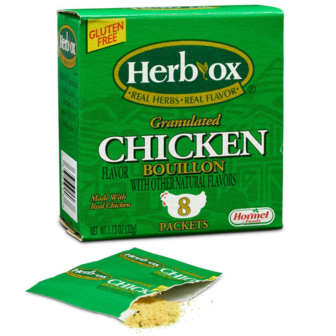 Herb-Ox Bouillon Packets Chicken Instant Broth & Seasoning 1.13 oz box...