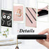 Cute Small Wallets for Women, Fashion Tri-folded Wallet for girls, Short Slim Womens Wallet with ID Window (3D Cat Pattern Black)...