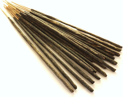 Oud Agarwood Incense Sticks - Artisan Luxury Masala Incense - Handcrafted Long-Burning (75 Minutes) Extra-Thick Sticks - Exotic Divine Scent for H...