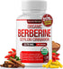 Organic Berberine with Ceylon Cinnamon 2175mg - Premium berberine supplement high purity extract USDA Organic, support immune system, Berberine Pl...