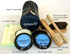 Amare 8PC Shoe Shine Kit, Shoe Polish & Care Kit, for Leather for Men & Women with Black and Neutral Polish, Travel Shoe Shine Brush kit, Leather ...
