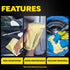 Meguiar's Supreme Shine Microfiber Towels for Cars, Absorbent Ultra-Plush Car Microfiber Towel Set for Effectively Removing Car Care Products With...