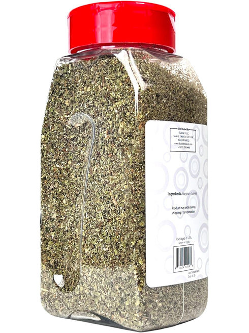 Marjoram Leaves/Flakes - 2 oz. - Non GMO, Kosher, Halal, and Gluten - Dubble O Brand...
