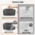 Makeup Bag, Large Capacity Travel Cosmetic Bag, Extra Large Makeup Bag,Portable Travel Makeup Bag Cosmetic Bag PU Makeup Organizer Bag Toiletry Ba...