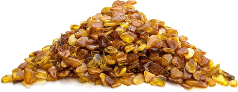 Amber Stones Polished and Raw 100% Natural Baltic Chips Resin Ambar Piedra for DIY Crafting Jewelry and Beading Loose Beads (No Holes) - Amber Cul...