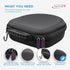 Digicharge Carry Case for Sony WH-CH520 / WH-CH510 / MDR-ZX110, JBL Tune 520BT / 510BT Headphones Wireless Bluetooth Flat Folding On-Ear, Protecti...