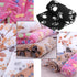 Pet Blanket for Cat & Dog Sleep Mat Bed Cover Soft Warm Blanket for Hamster Puppy and Other Animals (Medium, Black+Pink-2)...