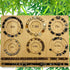 NOAVAOL Bead Boards for Jewelry Making, Combi Bamboo Beading Board for Jewelry Bracelet Making, Beading Trays Jewelry Design Mats for Necklace, Br...