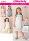Simplicity Pillowcase Fashion Bag and Clothing Sewing Patterns for Girls, Sizes 3-8...