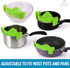 Adjustable Silicone Strainer for Pots, Pans & Bowls Heat-Resistant by Zulay Kitchen...