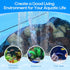 Aquarium Filter Media Bags for Aquarium with Zipper, Reusable Strong Polyester Fine Mesh Bag for Activated Carbon, Bio Filter Balls, Ceramic Rings...