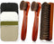 Shoe Brush, 4 Pieces Horsehair Shoe Brush, Shoe Brush Polish Kit, Horse Hair Brush for Leather Cleaner Brush with Shoe Shine Cloth Leather Shoes B...