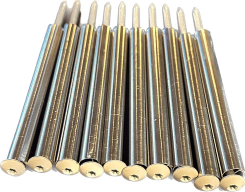Holdtite 7" Torx Gutter Screw with Metal Ferrule, White (10-pack)...