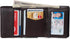 Alpine Swiss RFID Mens Theo Trifold Wallet Deluxe Capacity With Divided Bill Section Camden Collection Soft Nappa Brown...