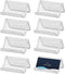 Rocutus 8pcs Business Card Holder Metal Business Card Holder Desk Business Card Holder Card Organizer Black Mesh Business Card Display Business Ca...