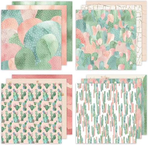 24 Sheets 12 Designs Scrapbook Paper Pad,6"×6” Single-Sided Decopodge Craft Paper,Cardstock Paper,Christmas Scrapbooking DIY Decorative Background...