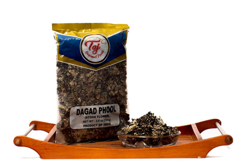 TAJ Premium Indian Dagad Phool, Stone Flower, 3.5-Ounce (3.5oz)...