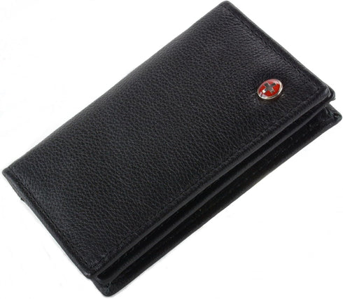Alpine Swiss Genuine Leather Thin Business Card Case Minimalist Wallet...