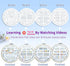 ETSPIL 4 Sets Embroidery Kit for Beginners ?Plant Kits for Adults Learn 33 Different Stitches?includes Stamped Pattern, Easy to Follow Instruction...