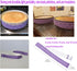 YYaaloa 2pcs Cake Pan Dampen Strips Bake Even Strip Thick Cotton Keeps Cakes More Level and Prevents Crowning with Cleaner Edges Cake Leveler and ...