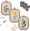 Maydear 3 Pack Embroidery Starter Kit with Pattern, Stamped Cross Stitch Kits for Beginners Adults with Embroidery Hoop and Instructions, Hand Emb...