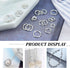 TOAOB 60pcs Sterling Silver Jump Rings for Jewelry Making 4mm 5mm 6mm 925 Sterling Silver Open Jump Rings for DIY Earrings Necklace Bracelet Makin...