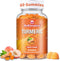 Turmeric Gummies for Adults - Extract 8:1 2000mg - Black Pepper and Ginger Supplements for Joint Support - Vegetarian Chewable Vitamins Supplement...